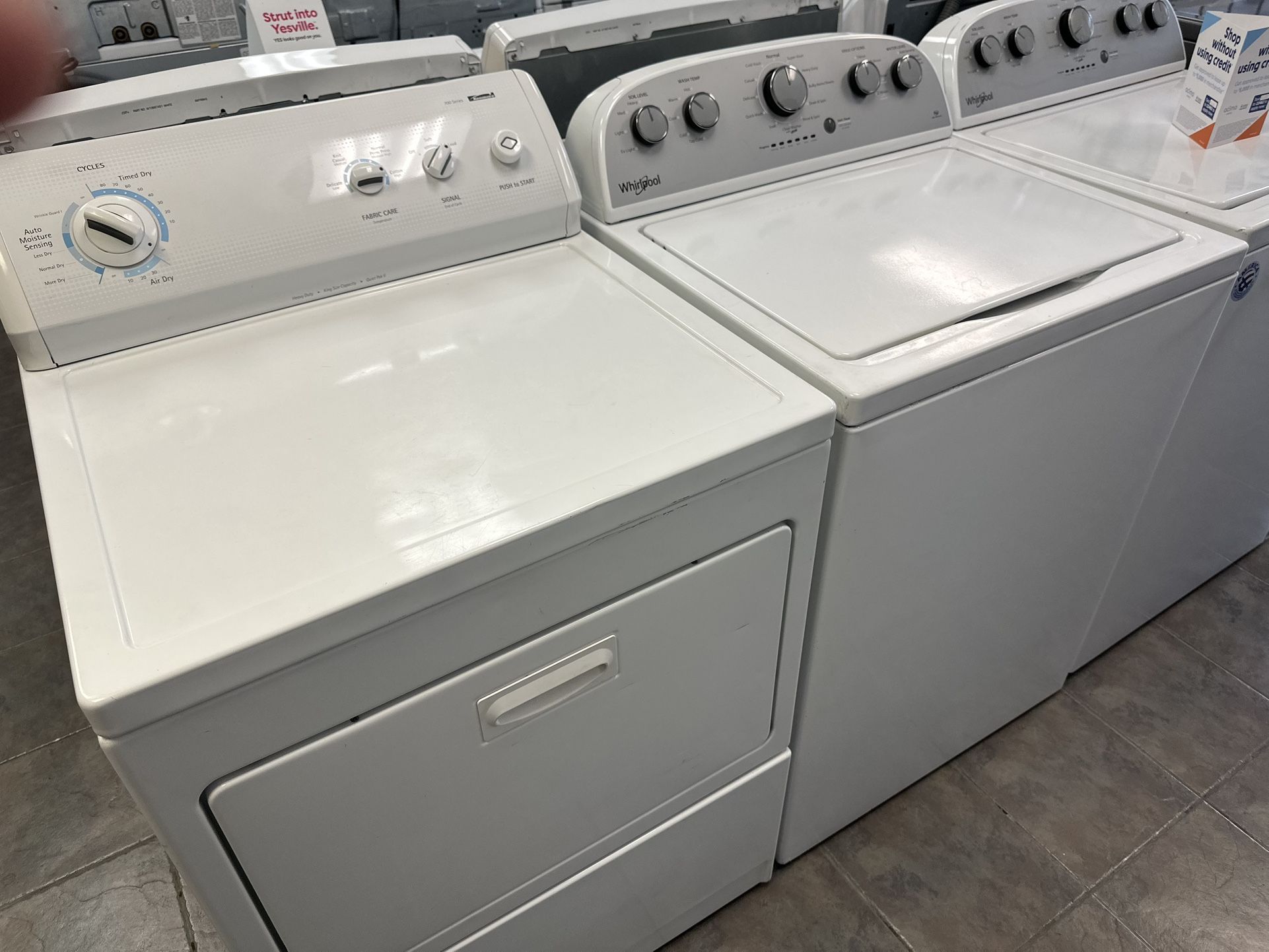 Whirlpool Washer And Kenmore Electric Dryer