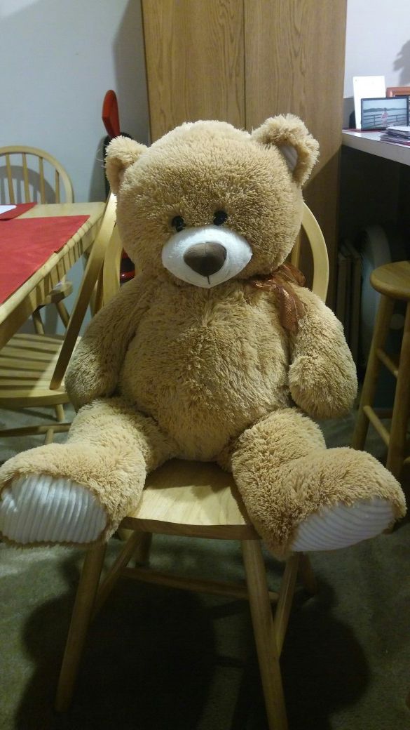 Large stuffed animal bear