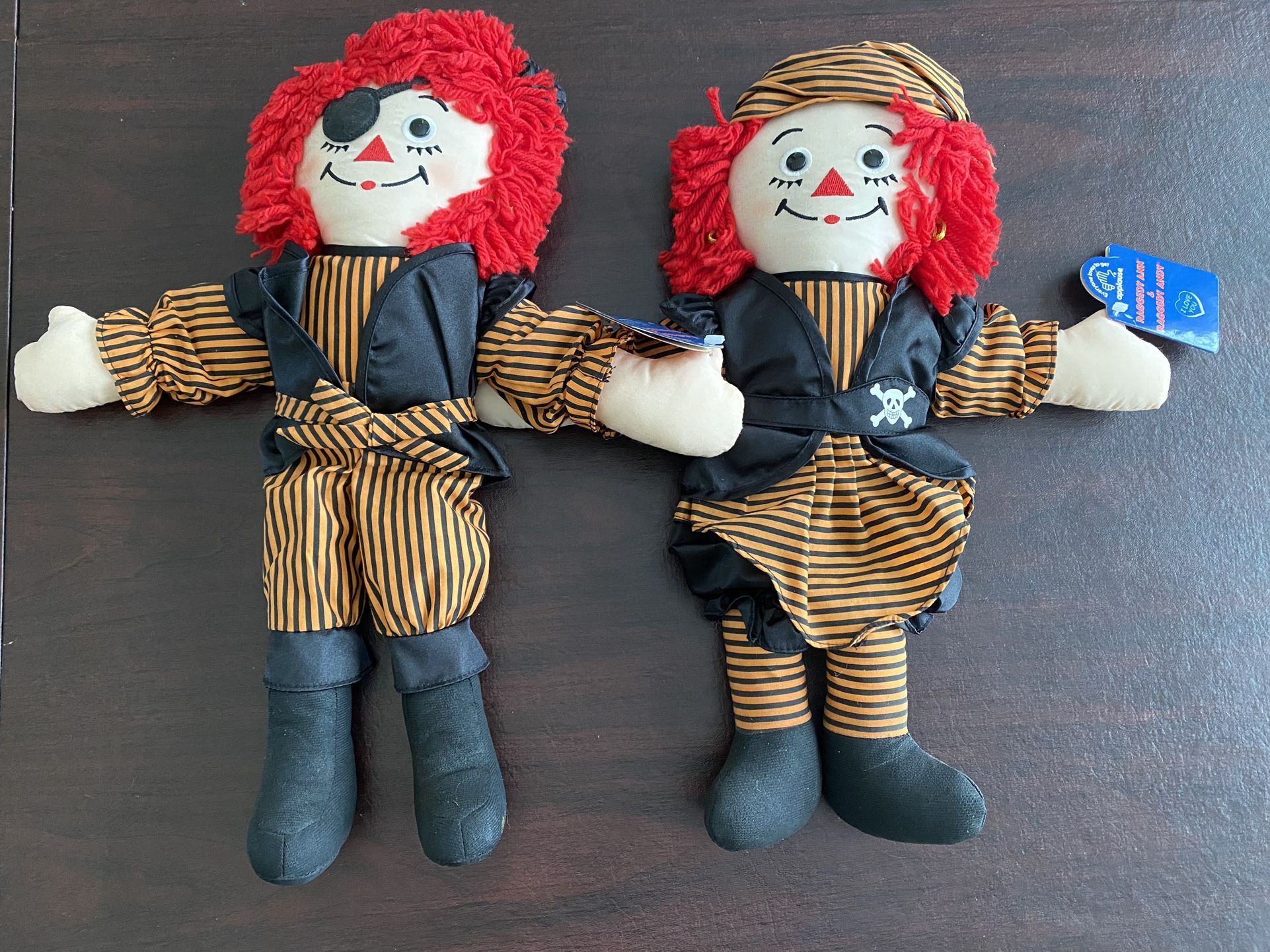 NWT Raggedy Ann & Andy Pirates!