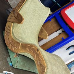 Antique Platform Child Rocker