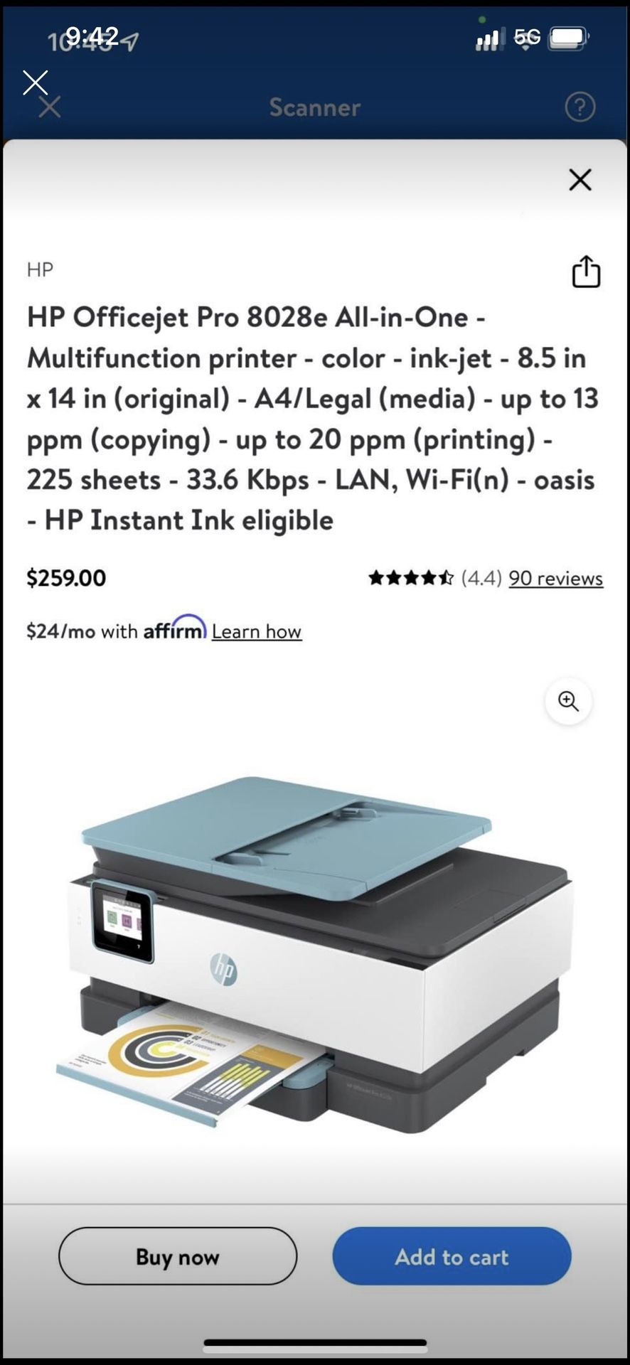 New In Box Printer