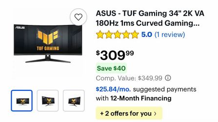 Asus 34 inch curved