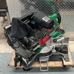 Metabo 12” 12-Inch Sliding Dual Compound Miter Saw with Laser C12RSH2S