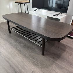 IKEA LISTERBY Coffee table, dark brown beech veneer Very Good Condition