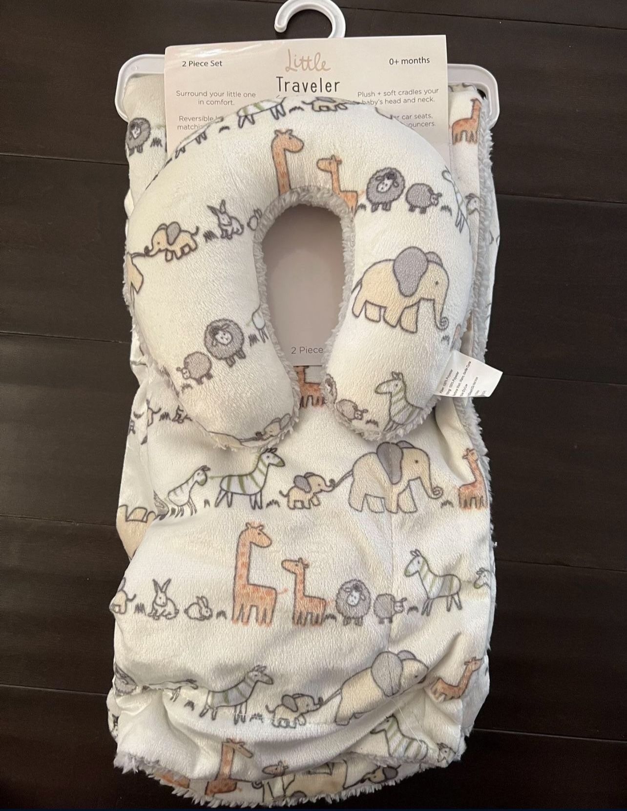 Baby Neck Pillow & Blanket Set - New 