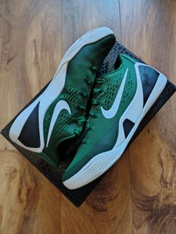 Nike Kobe 9 Elite Low EM TB Green White Basketball Shoes Mens 8.5 9 New