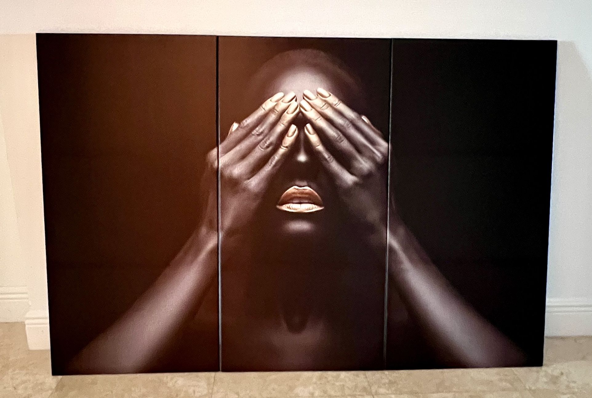 Canvas Art Black Women, Wall Decor