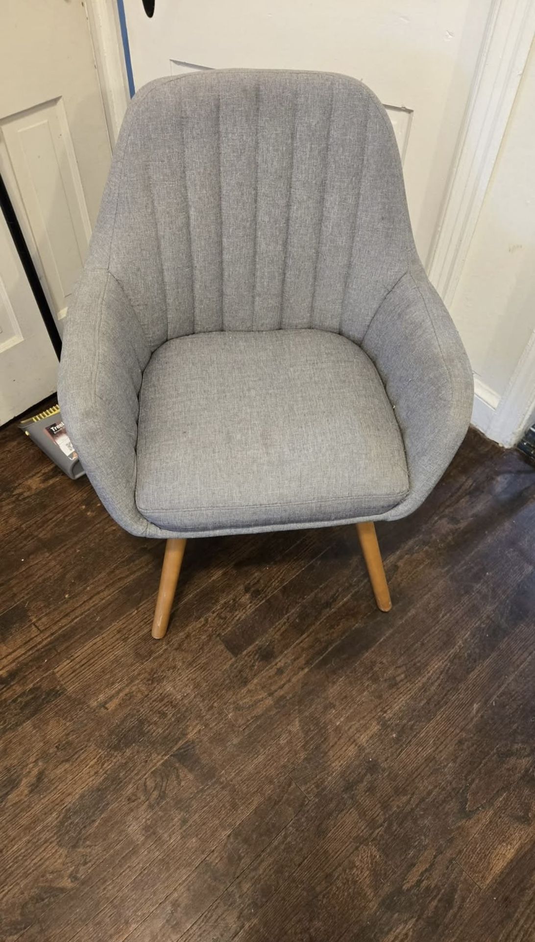 Stylish Grey Accent Chair | EVERYTHING MUST GO