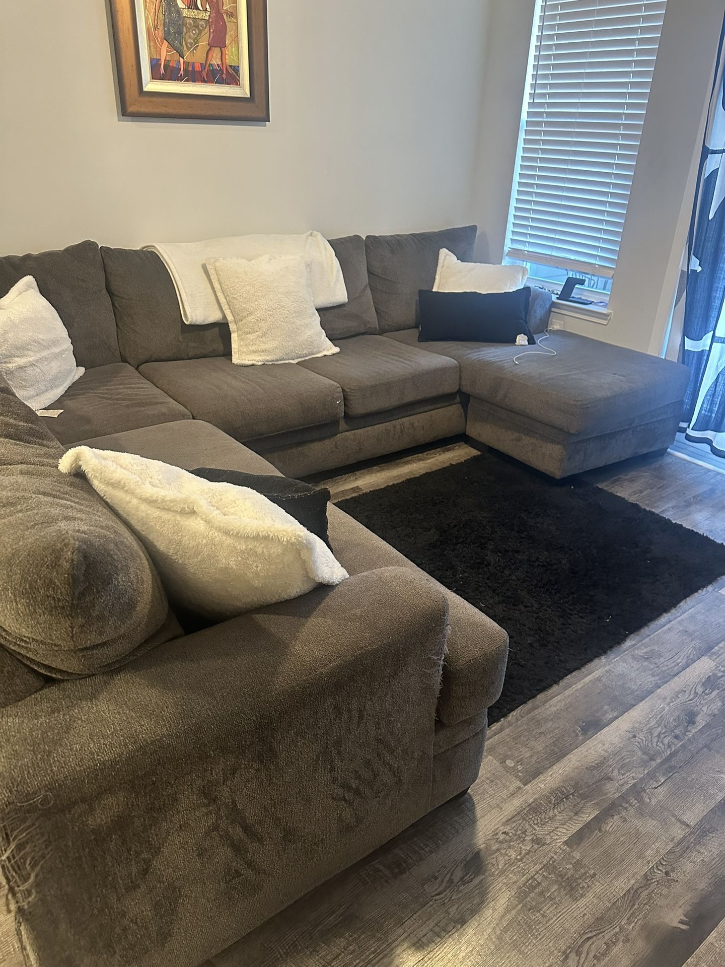 Grey Sectional Couch