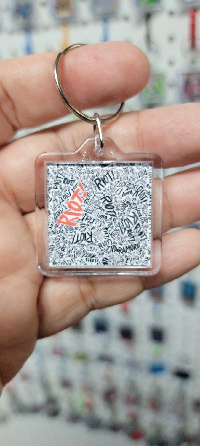 Custom Paramore Riot CD Album cover Art Keychain | Charm | Hanger