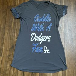 LA Dodgers Woman Nightgown Size XL 