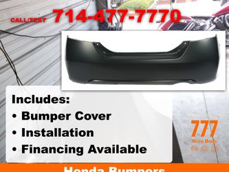 HONDA BUMPER COVER 🚗• FINANCING AVAILABLE‼️💸💸💸