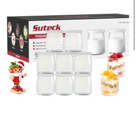 NEW IN BOX: yogurt jars