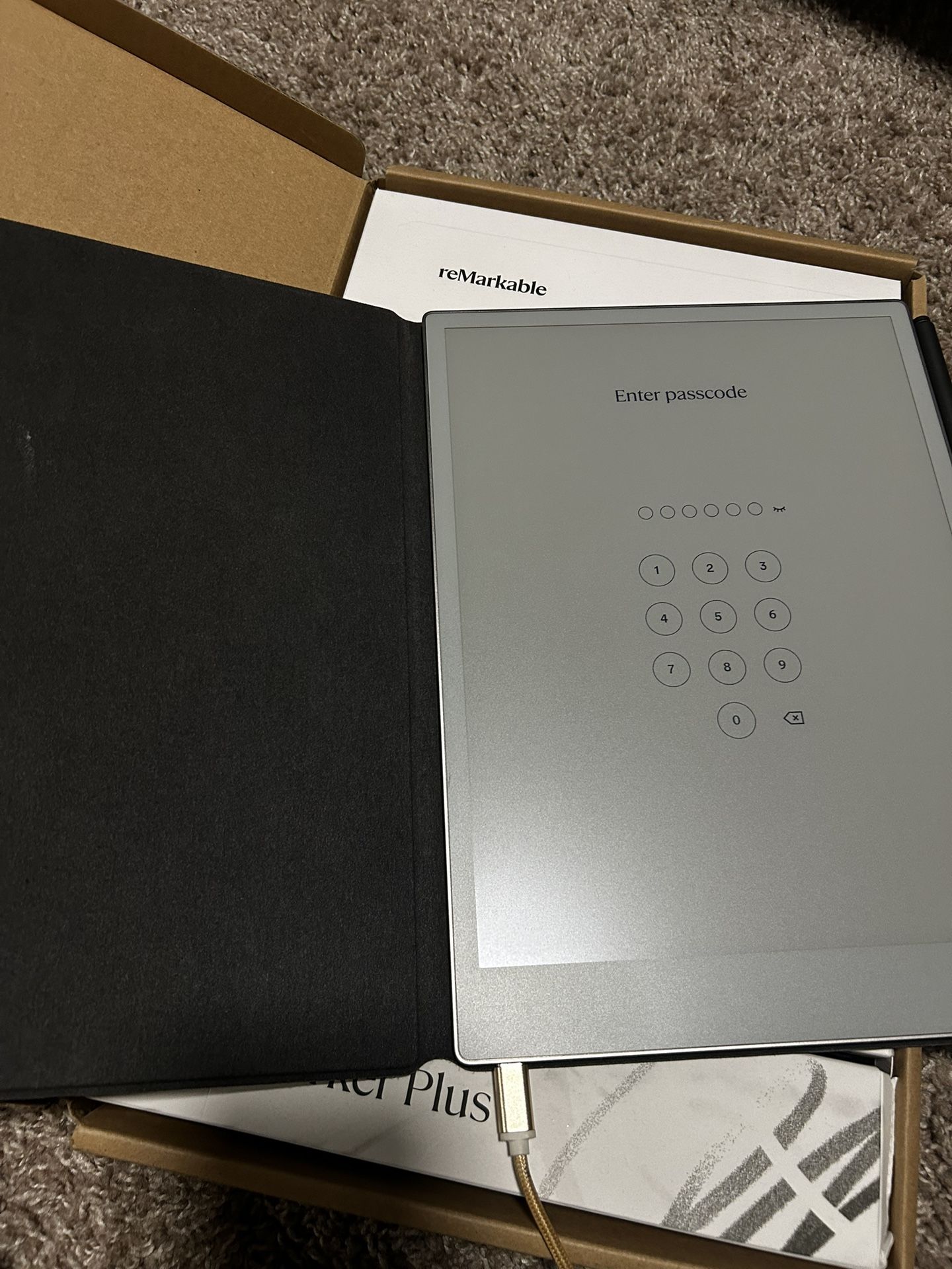 Remarkable Paper Pro + Marker Plus And Tips + Folio