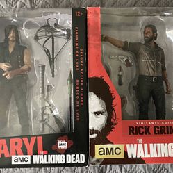 The Walking Dead 10” Statues Rick And Daryl