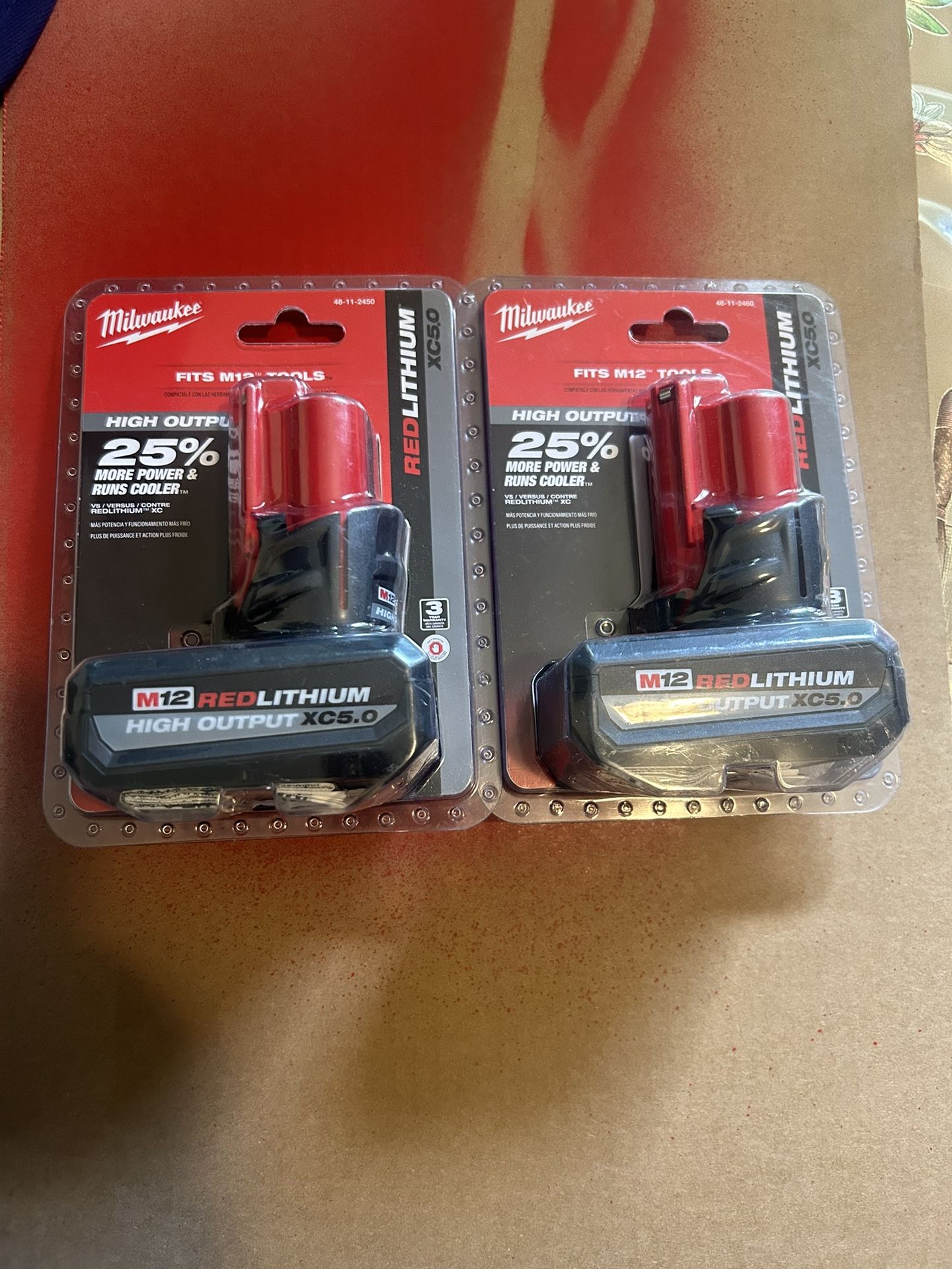 Milwaukee M12 12-Volt Lithium-lon XC High Output 5.0 Ah Battery pack 