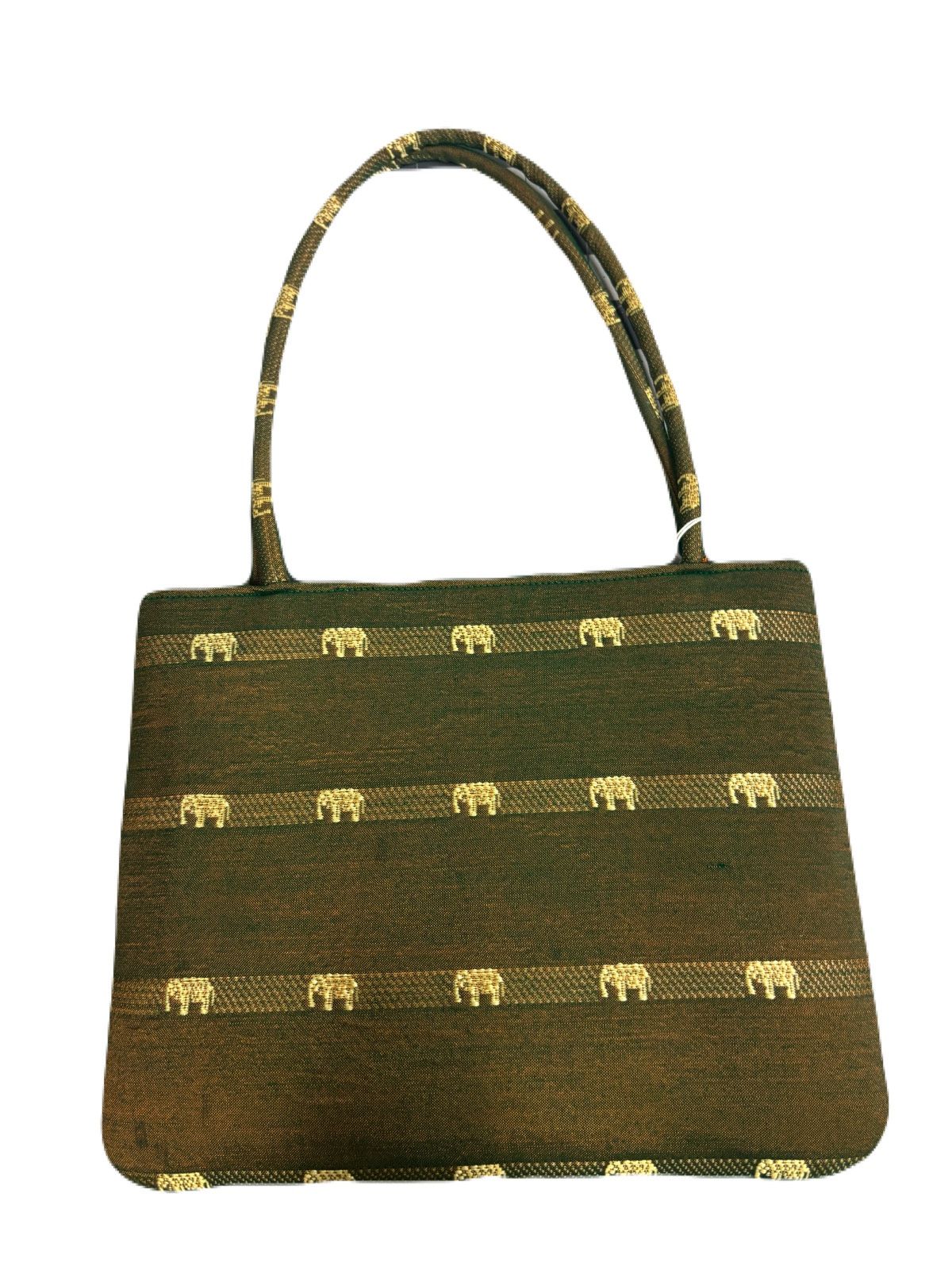 Authentic Asian Handmade Bag With Elephants
