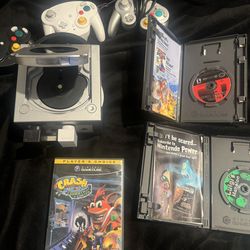 GameCube /with games and cables