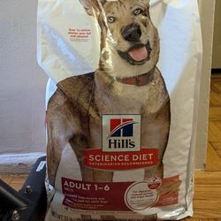 Hill's Science Diet Dry Dog Food, Adult 1-6, Salmon Brown Rice, 33 lb Bag