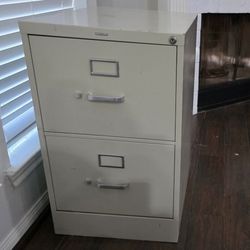 Filing Cabinet- Metal 2 Drawer