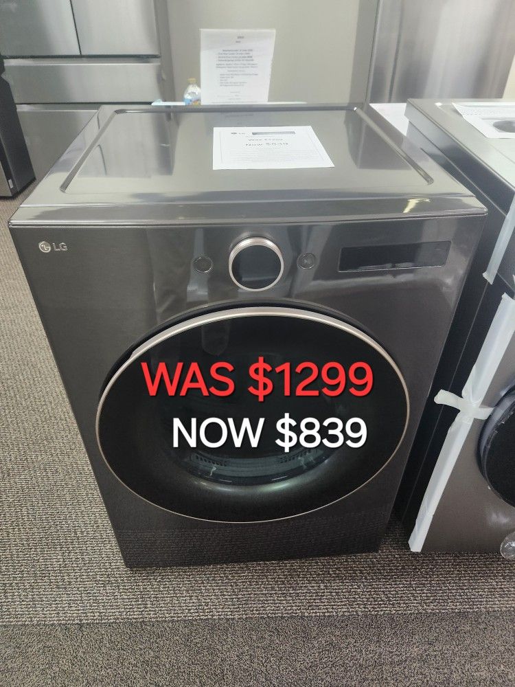 7.4 Cu. Ft. Vented Stackable Smart Electric Dryer In With Turbo Steam