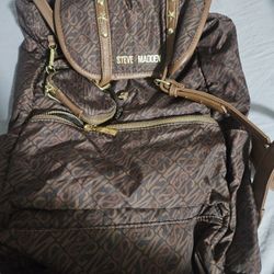Brown Steve Madden Back Pack 