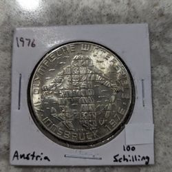 1976 Austria Olympic 100 Shillings