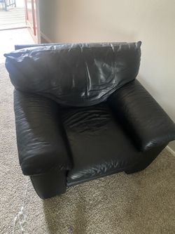 Leather Single Sofa