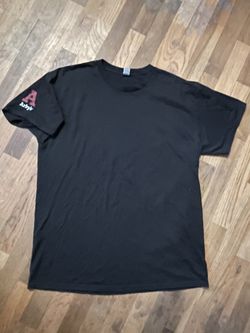 Arby’s Employee T Shirt Size Large "LET'S HEAR IT FOR THE CURLS" Black Uniform