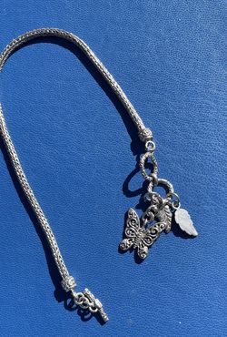 Sterling Silver Butterfly Bracelet 