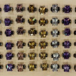 Sterling Silver 925 Ring Lot 