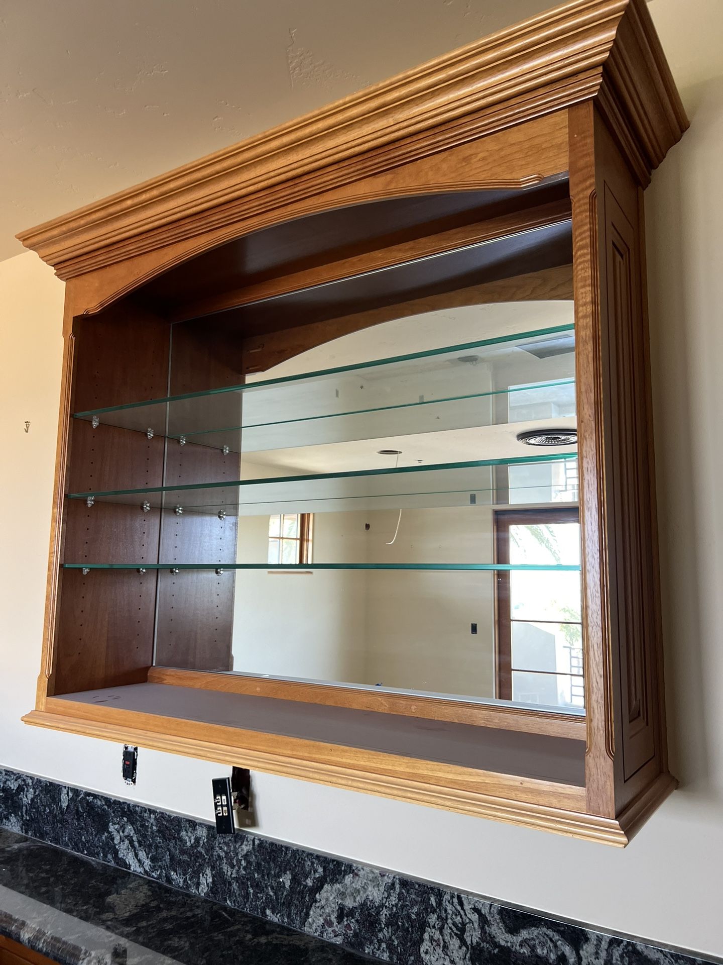 Mirror With Shelves 