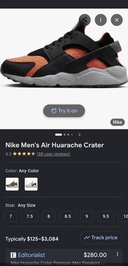 Nike Men's Air Huarache Crater Sneakers