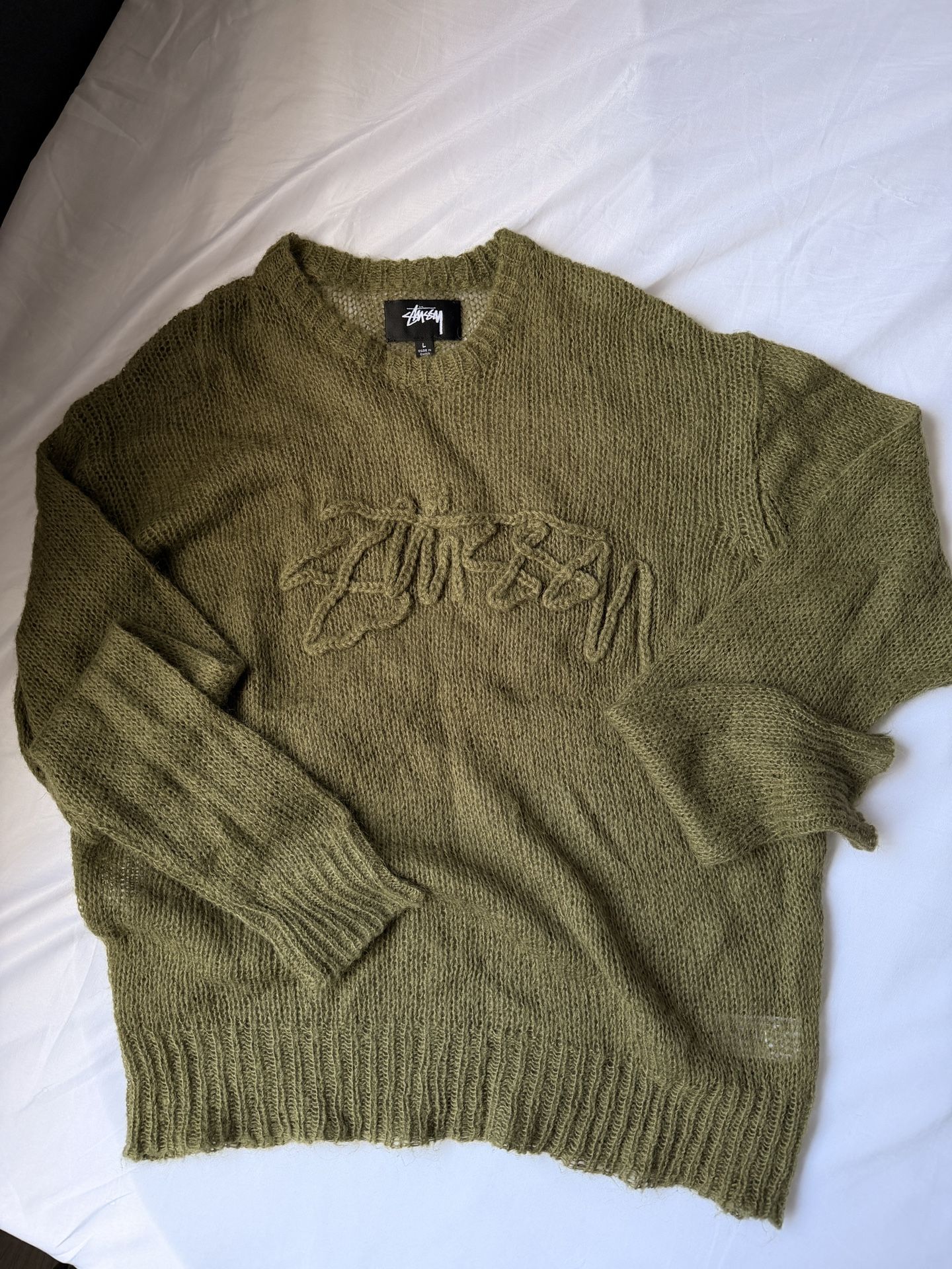 Stussy Loose Knit Logo Sweater \