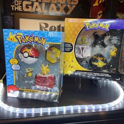 Pokemon Throw 'N' Pop Ultimate Pokeball Battle Set Pikachu & Abra + Pikachu Ball
