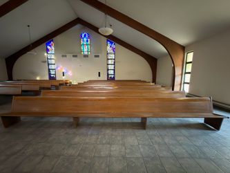 19 Wood Church Pews - best offer!