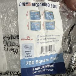 American Bubble Boy Bubble Wrap (2 Rolls - NEW)