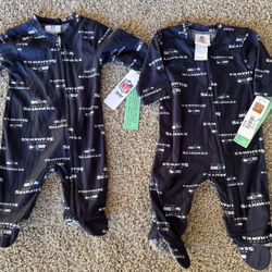New Seattle Seahawks Baby Sleepers