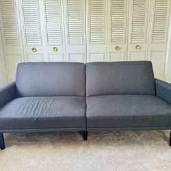 Futon Sofa Bed - Charcoal Gray - Target Room Essentials