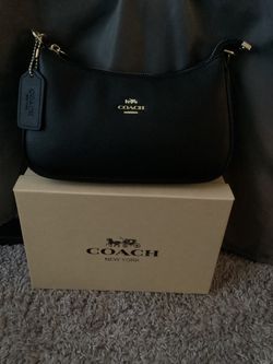 All black coach purse