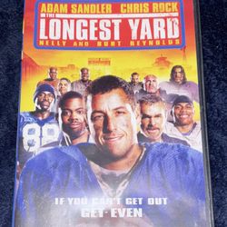The Longest Yard Movie On DVD (Adam Sandler Comedy)