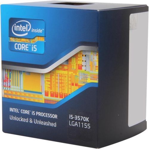 - Intel Core i5-3570K - Core i5 3rd Gen Ivy Bridge Quad-Core 3.4GHz (3.8GHz Turbo)