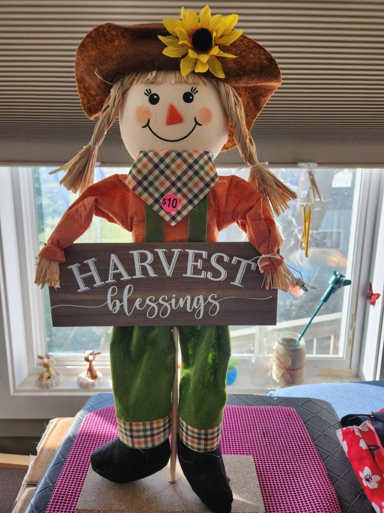 Boy And Girl Scarecrow