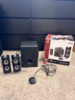 Cyber Acoustics CA-3602 2.1 Powered Speaker System (30W RMS)