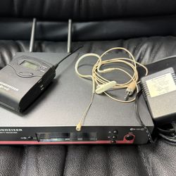 Sennheiser EW100- G3 Wireless Transmitter, Body Receiver, Lavalier Mic