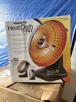 Presto HeatDish Plus Tilt Parabolic Heater