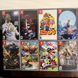 Switch 1 games 