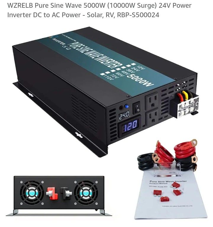 5000 W /24 V Power Inverter DC To AC Power
