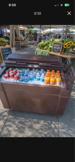 Cambro SlidingLid™ Mobile Ice Caddy