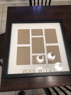 Wedding picture frame